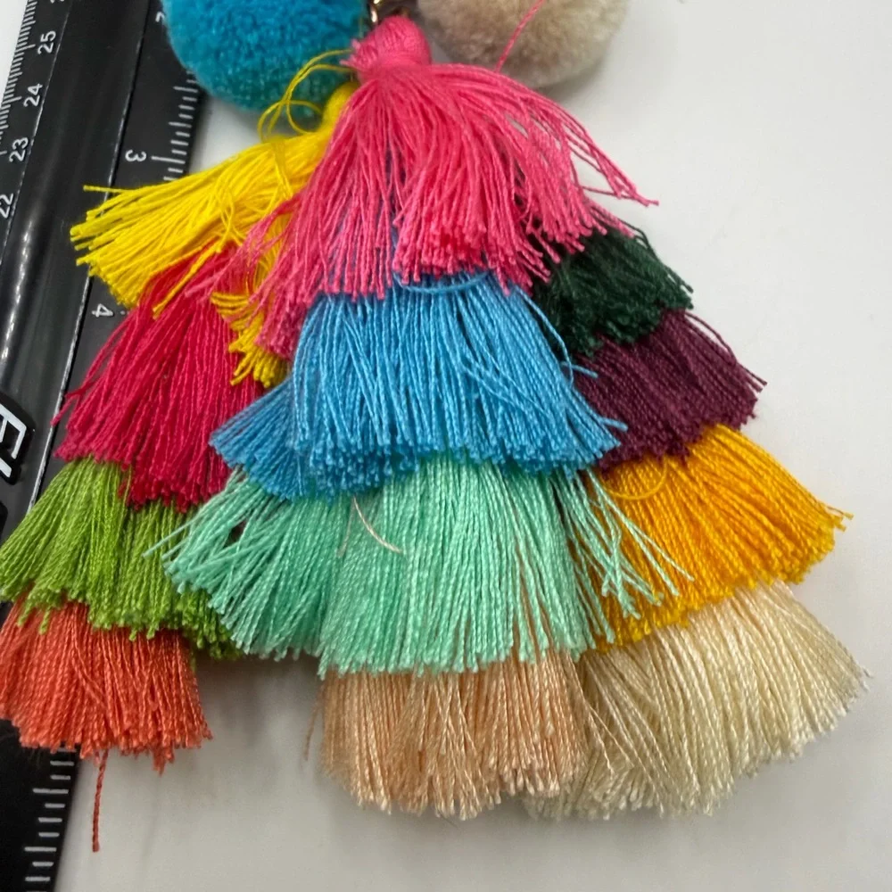 Multicolor Tassel Keychain